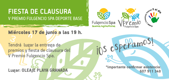 Invitación clausura